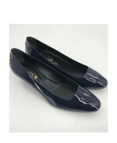Tod's Logo Details High Heels In Black
