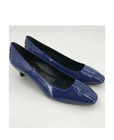 Tod's Logo Details High Heels In Blue