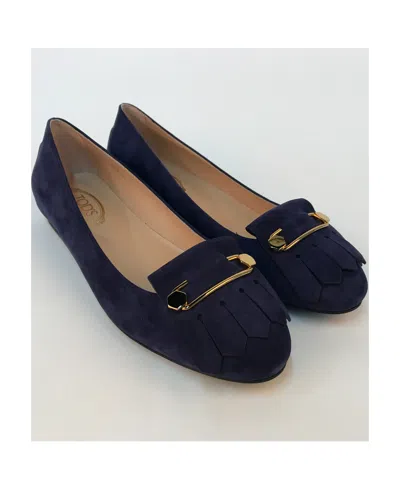 Tod's Logo Details Love Shoes In Black