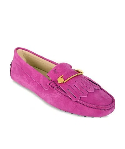 Tod's Logo Details Love Shoes In Pink