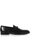 Tod's Logo-embellished Loafers In Black