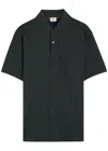 Tod's Tods Logo-embroidered Cotton Polo Shirt In Black