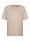 Tod's Logo-embroidered T-shirt In Neutral