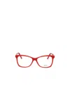 Tod's Logo Flat Mirror In Red