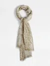 Tod's Logo-jacquard Scarf In Brown