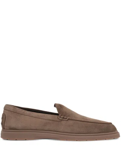 Tod's Suede Loafers In Multicolor