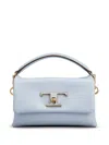 Tod's Logo-plaque Leather Crossbody Bag In Blue