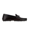 Tod's Gommino Leather Loafers In Black