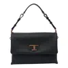 Tod's Flap T Timeless Shoulder Bag In Nero
