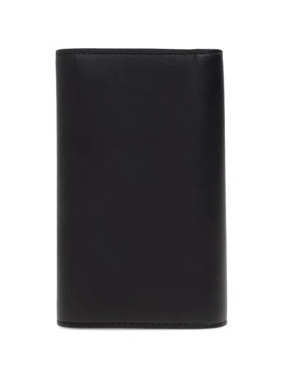 Tod's Logo-plaque Wallet In Black