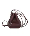 Tod's Drawstring Leather Bucket Bag In Black
