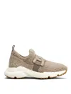 Tod's Kate Slip-on Sneakers In Fabric In Beige