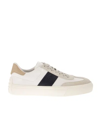 Tod's Logo-stamp Low-top Sneakers In White