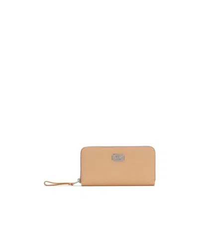 Tod's Logo Sticker Wallet In Nude