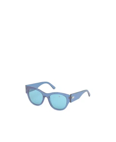 Tod's Logo Sunglasses In Blue