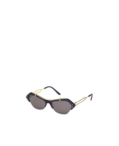 Tod's Logo Sunglasses In Gray