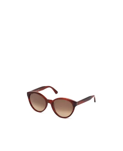 Tod's Logo Sunglasses In Nude