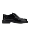 Tod's Logo-tag Leather Brogues In Black