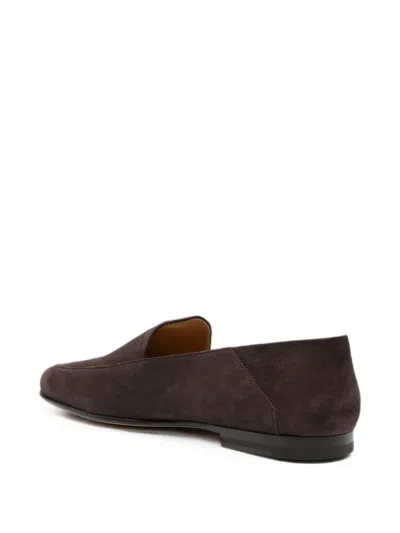 Tod's Logo-detail Loafers In Brown