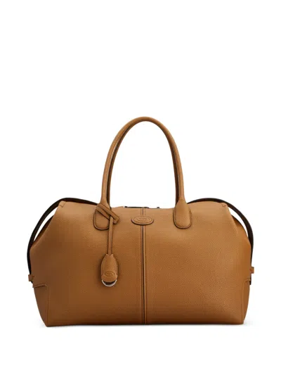 Tod's Reisetasche Mit Logo-patch In Brown