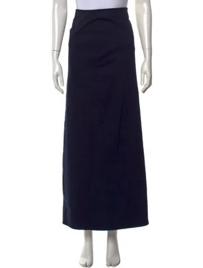 Pre-owned Tod's Long Skirt In Blue