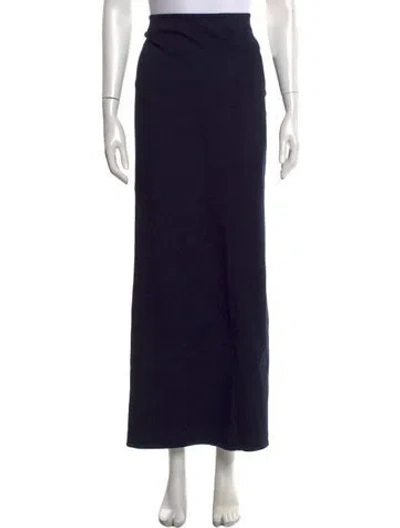 Pre-owned Tod's Long Skirt W/ Tags In Black