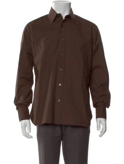 Pre-owned Tod's Long Sleeve Shirt In Brown