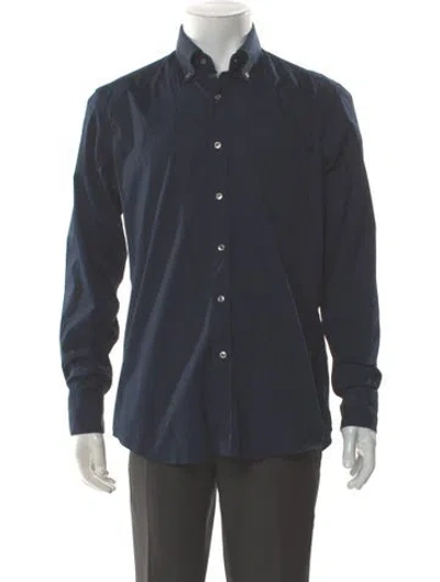 Pre-owned Tod's Long Sleeve Shirt In Gray