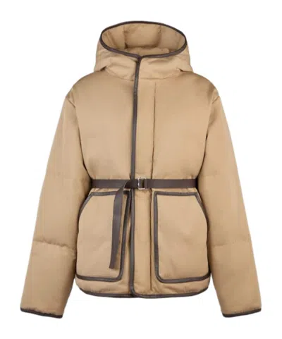Tod's Long-sleeved Cotton Jacket In Brown