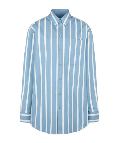 Tod's Long-sleeved Shirt In Blue