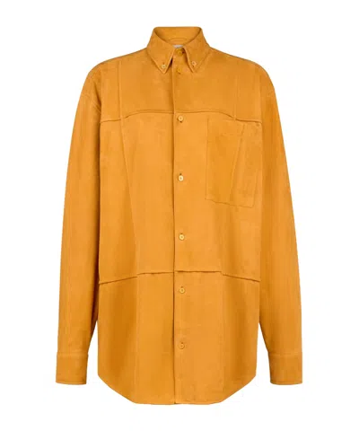 Tod's Long-sleeved Shirt In Yellow