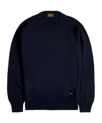 Tod's Long-sleeved Sweater In Black