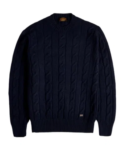 Tod's Long-sleeved Sweater In Blue