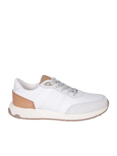 TOD'S LOW RUNNER WHITE SNEAKERS