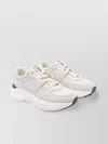 Tod's Low Top Leather Sneakers With Contrast Sole