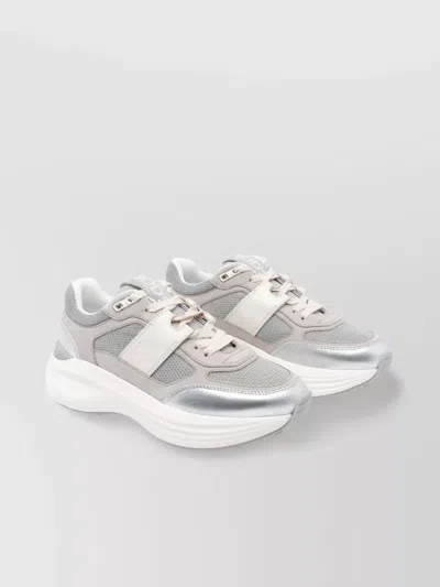 TOD'S LOW TOP SNEAKERS CONTRAST STITCHING