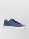 Tod's Sneakers In Nabuk Di Vitello In Blue