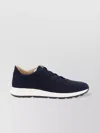 Tod's Low Top Sneakers With Rubber Sole And Suede Finish In Blue