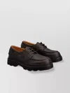 Tod's Leather Loafers Designed For Nautical Wear In Black