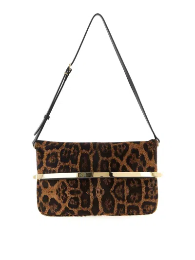Tod's Tods Magenta Bag Flap Shoulder Bag In Brown