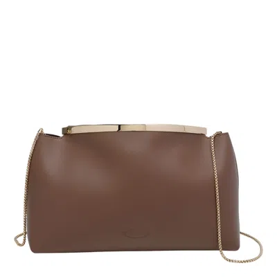 Tod's Tods Magenta Clutch In Brown