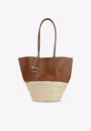 Tod's Leather Tote Bag With Dual Handles And Structured Shape In Brown