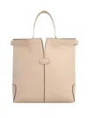 Tod's Medium Di Bag Folio Tote Bag In Neutrals