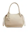 Tod's Medium Double Handle Bucket Bag In White