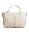 Tod's Medium Double Handle Handbag In White