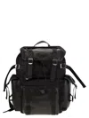 Tod's Medium Leather And Fabric Backpack