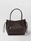 Tod's Medium Leather Bucket Bag Drawstring