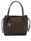 Tod's Medium Leather Bucket In Brown