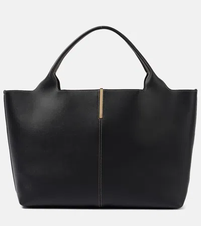 TOD'S MEDIUM LEATHER TOTE BAG