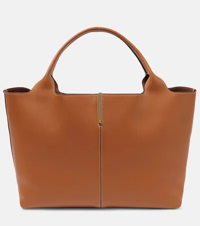 TOD'S MEDIUM LEATHER TOTE BAG
